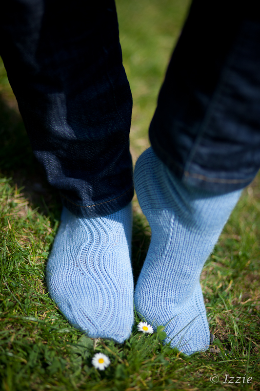 handknitted socks